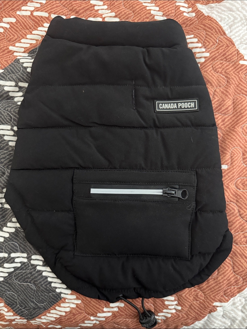 Canada Pooch Black Quilted Dog Puffer Vest